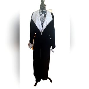 Valentino Black and White Housecoat